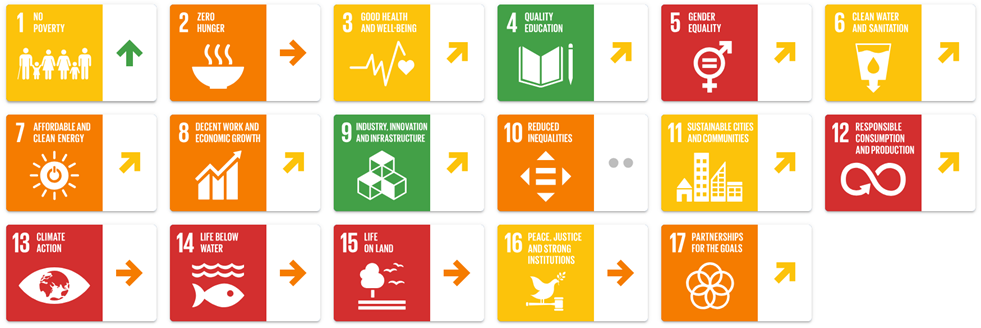 SDGs 日本の達成度