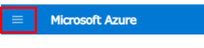 Azure Portalのメニュー